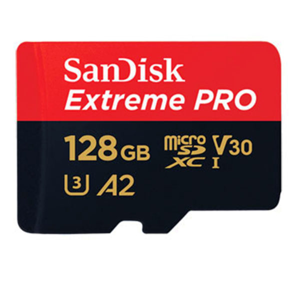 کارت حافظه microSDHC سن دیسک مدل Extreme Pro کلاس 10 ظرفیت 128 گیگ 