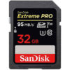 کارت حافظه SDHC سن دیسک مدل Extreme Pro سرعت 95M ظرفیت 32گیگ