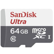 کارت حافظه microSD سن دیسک مدل Ultra کلاس 10 همراه با آداپتورظرفیت 64G