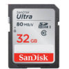 کارت حافظه SDHC سن دیسک مدل سرعت 80MBps ظرفیت 32 گیگ