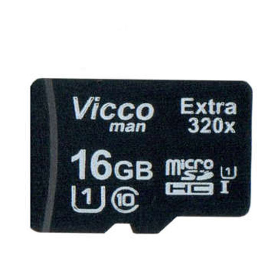 کارت حافظه microSDHC ویکومن 16گیگ مدل Extre 320X کلاس 10 
