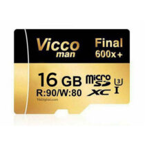 کارت حافظه microSDHC ویکو من مدل Final 600x کلاس 10 استاندارد UHS-I U3 سرعت 90ps ظرفیت 16 گیگابایت