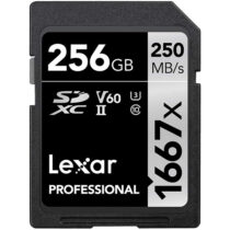 کارت حافظه لکسار SD 1667x ظرفیت 256 گیگابایت سرعت 250m/s